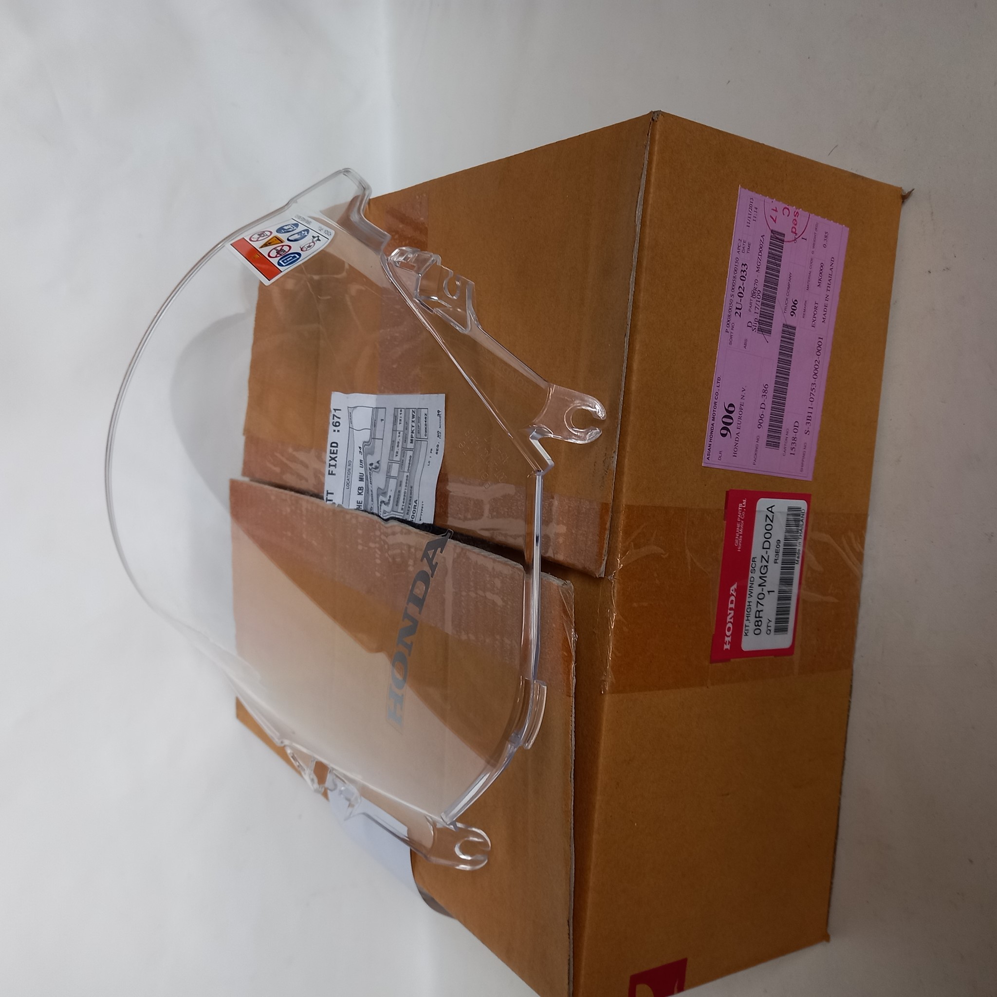 Bild von Verkleidungsscheibe, hoch  CBR 500 R, PC 44  08R70-MGZ-D00ZA